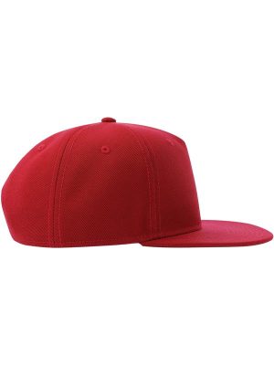 Atlantis Snapback Flat Visor 5 Panel Sustainable Cap Adult - Image 18