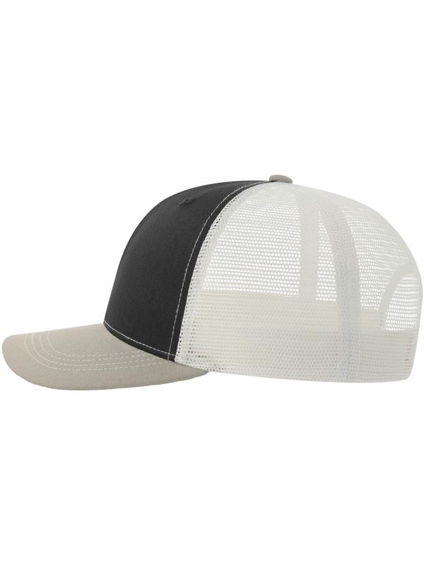 Atlantis Sonic S 6 Panel Structured Mid Profile Mid Visor Contrast Organic Trucker Cap Adult