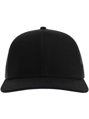 Atlantis Sonic S 6 Panel Structured Mid Profile Mid Visor Contrast Organic Trucker Cap Adult - Image 26
