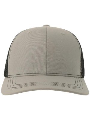 Atlantis Sonic S 6 Panel Structured Mid Profile Mid Visor Contrast Organic Trucker Cap Adult - Image 37