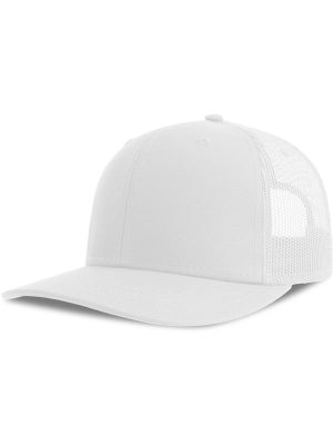 Atlantis Sonic S 6 Panel Structured Mid Profile Mid Visor Contrast Organic Trucker Cap Adult - Image 56