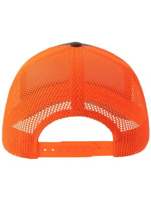 Atlantis Sonic S 6 Panel Structured Mid Profile Mid Visor Contrast Organic Trucker Cap Adult - Image 70