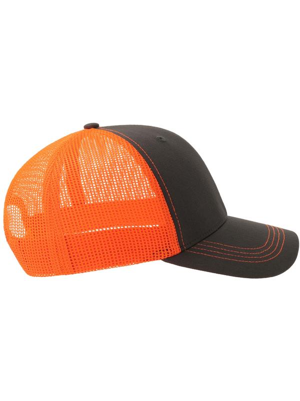 Atlantis Sonic S 6 Panel Structured Mid Profile Mid Visor Contrast Organic Trucker Cap Adult