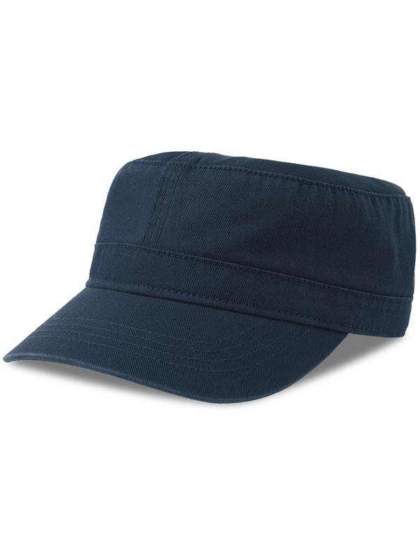 Atlantis Uniform S 2 Panel Unstructured Curved Visor Twill Organic Military Cap Adult