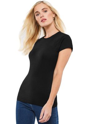 Casual Classics Classic Ringspun 150 Regular Fit Tee Ladies - Image 2