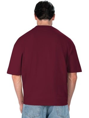 Casual Classics Premium Combed 220 Boxy Oversize Fit Extended Neck Tee Adult - Image 10