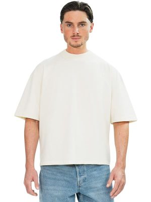 Casual Classics Premium Combed 220 Boxy Oversize Fit Extended Neck Tee Adult - Image 30