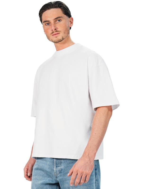 Casual Classics Premium Combed 220 Boxy Oversize Fit Extended Neck Tee Adult