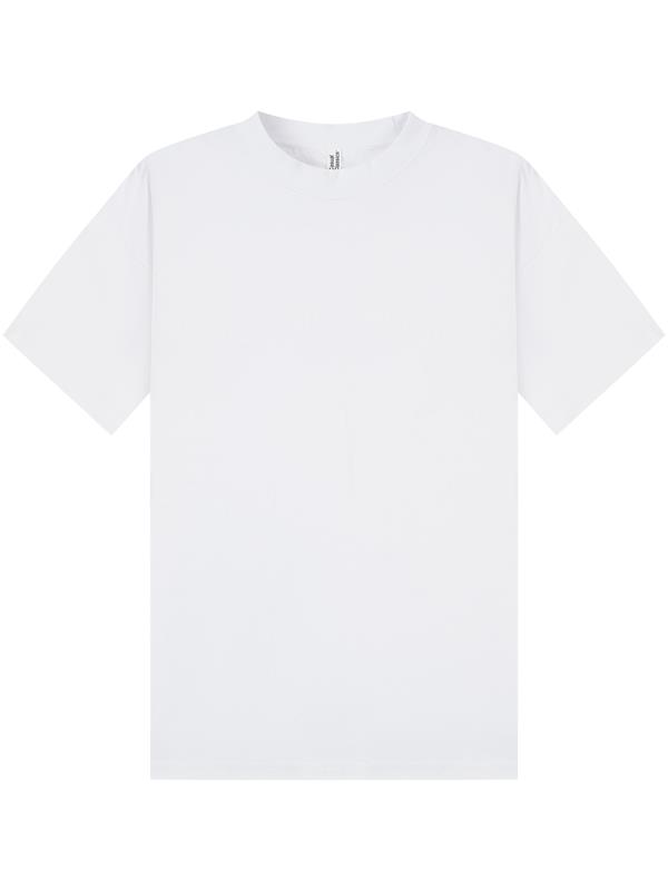 Casual Classics Premium Combed 220 Boxy Oversize Fit Extended Neck Tee Adult