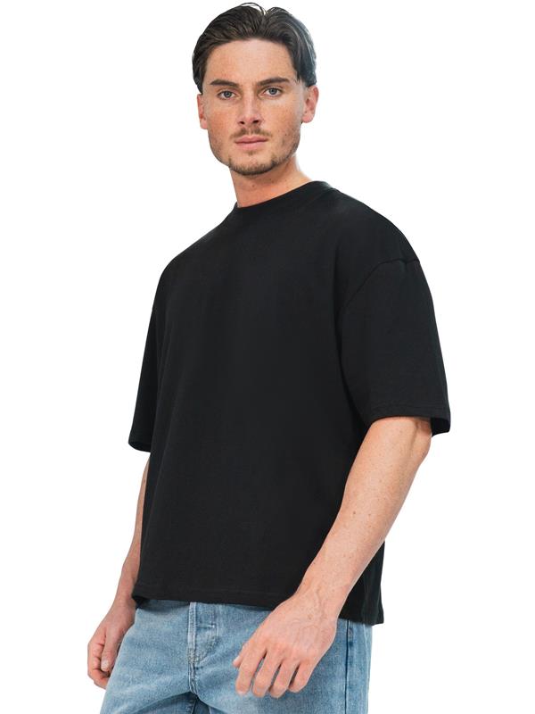 Casual Classics Premium Combed 220 Boxy Oversize Fit Extended Neck Tee Adult