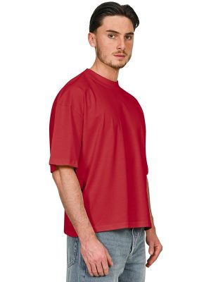 Casual Classics Premium Combed 220 Boxy Oversize Fit Extended Neck Tee Adult - Image 58