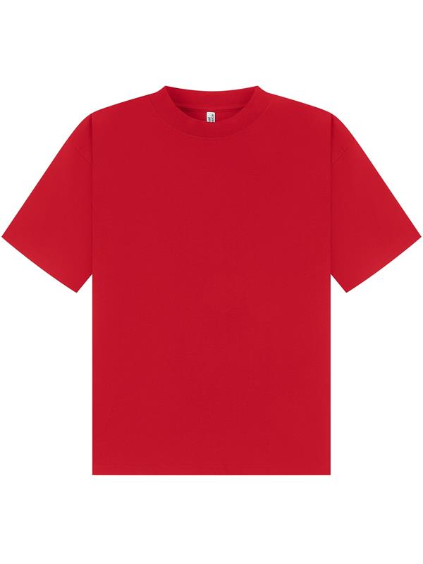 Casual Classics Premium Combed 220 Boxy Oversize Fit Extended Neck Tee Adult