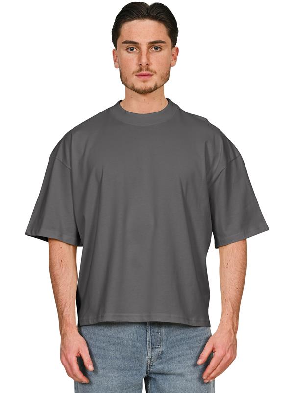 Casual Classics Premium Combed 220 Boxy Oversize Fit Extended Neck Tee Adult