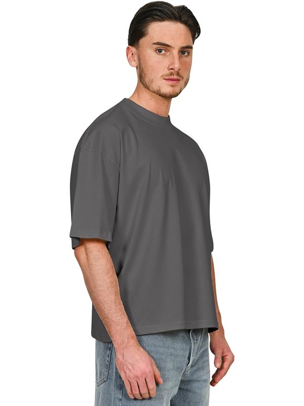 Casual Classics Premium Combed 220 Boxy Oversize Fit Extended Neck Tee Adult