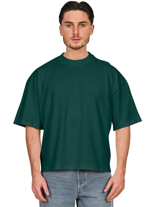 Casual Classics Premium Combed 220 Boxy Oversize Fit Extended Neck Tee Adult