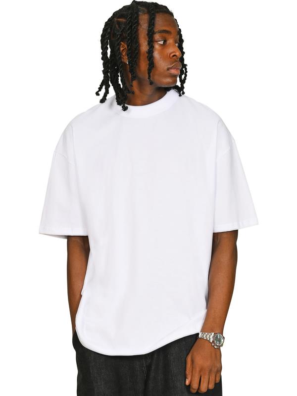 Casual Classics Core Combed 180 Oversize Fit Extended Neck Tee Tall Adult