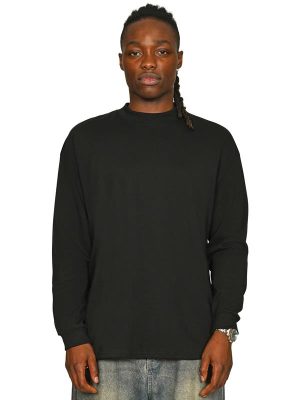 Casual Classics Core Combed 180 Oversize Fit Extended Neck LS Tee Adult - Image 3