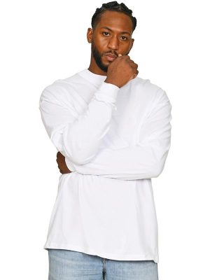 Casual Classics Core Combed 180 Oversize Fit Extended Neck LS Tee Tall Adult - Image 8