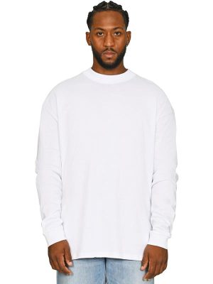 Casual Classics Core Combed 180 Oversize Fit Extended Neck LS Tee Tall Adult - Image 9