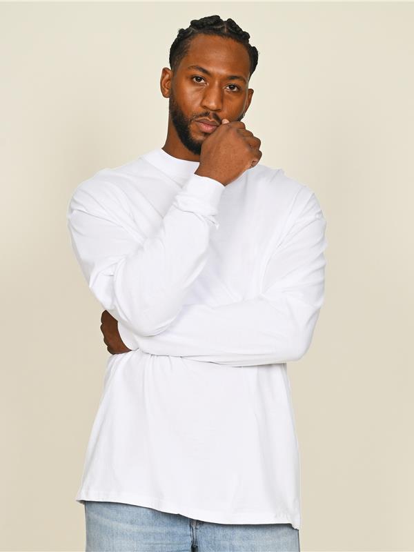 Casual Classics Core Combed 180 Oversize Fit Extended Neck LS Tee Tall Adult