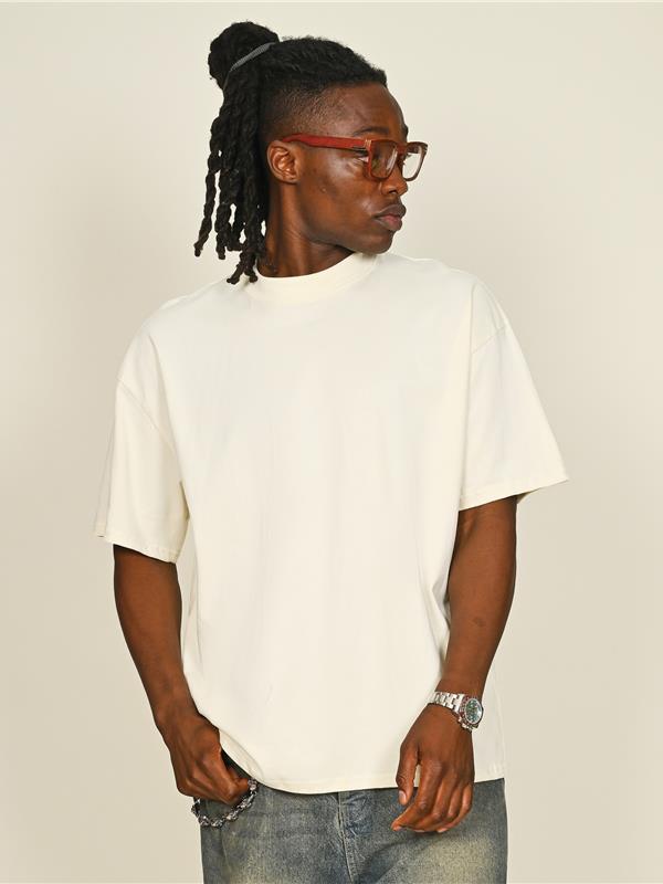 Casual Classics Premium Combed 220 Oversize Fit Extended Neck Tee Adult