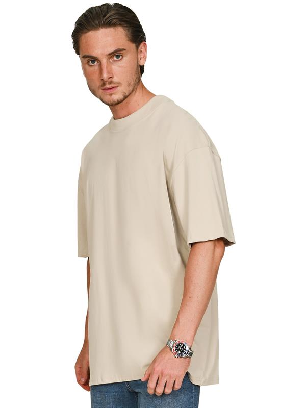 Casual Classics Premium Combed 220 Oversize Fit Extended Neck Tee Tall Adult