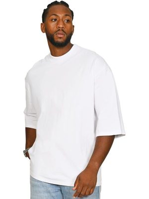 Casual Classics Premium Combed 220 Oversize Fit Extended Neck Half Sleeve Tee Adult - Image 8