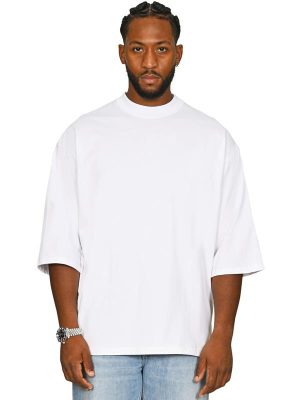 Casual Classics Premium Combed 220 Oversize Fit Extended Neck Half Sleeve Tee Adult - Image 9