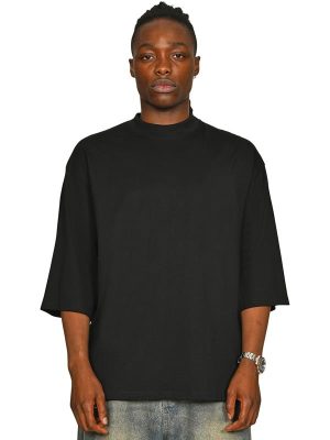 Casual Classics Premium Combed 220 Oversize Fit Extended Neck Half Sleeve Tee Adult - Image 3