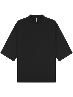 Casual Classics Premium Combed 220 Oversize Fit Extended Neck Half Sleeve Tee Adult - Image 6