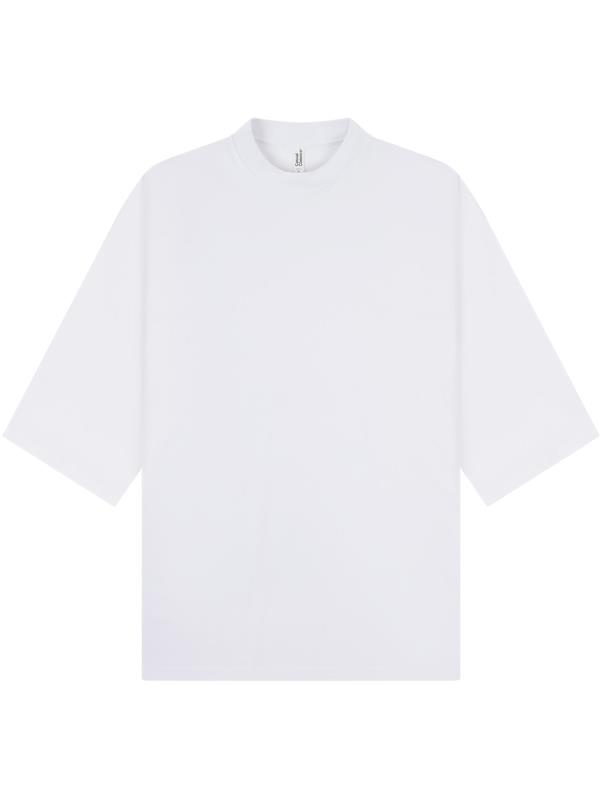 Casual Classics Premium Combed 220 Oversize Fit Extended Neck Half Sleeve Tee Tall Adult