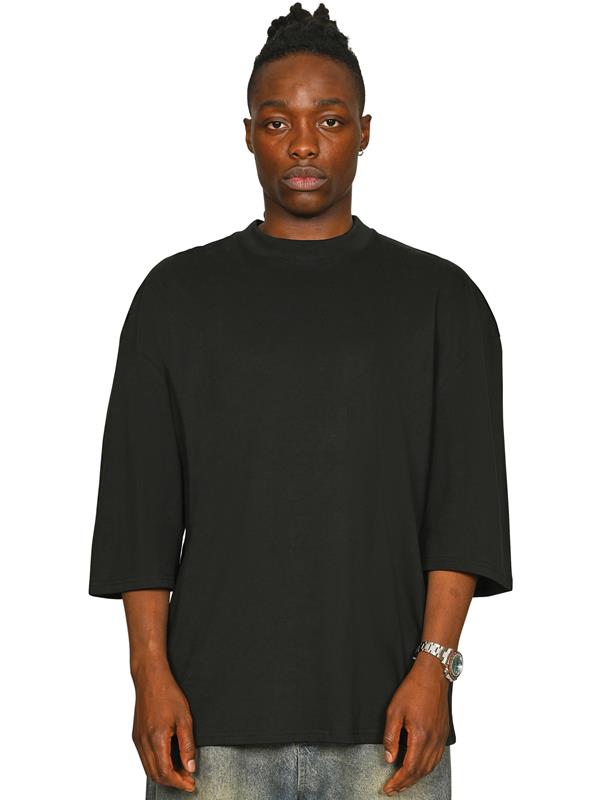 Casual Classics Premium Combed 220 Oversize Fit Extended Neck Half Sleeve Tee Tall Adult