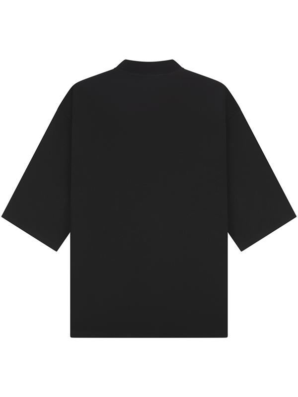 Casual Classics Premium Combed 220 Oversize Fit Extended Neck Half Sleeve Tee Tall Adult