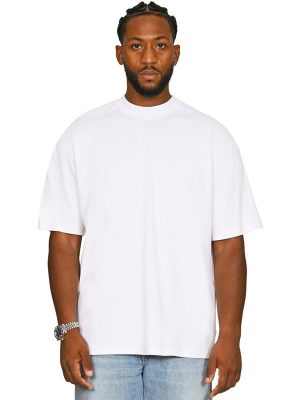 Casual Classics Premium Combed Interlock 240 Oversize Fit Extended Neck Tee Tall Adult - Image 9