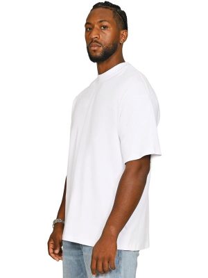 Casual Classics Premium Combed Interlock 240 Oversize Fit Extended Neck Tee Tall Adult - Image 11