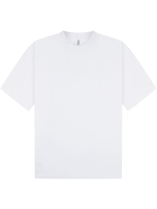 Casual Classics Premium Combed Interlock 240 Oversize Fit Extended Neck Tee Tall Adult