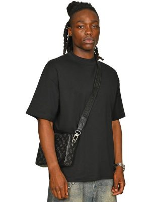 Casual Classics Premium Combed Interlock 240 Oversize Fit Extended Neck Tee Tall Adult - Image 2