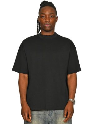 Casual Classics Premium Combed Interlock 240 Oversize Fit Extended Neck Tee Tall Adult - Image 3