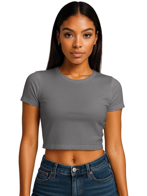 Casual Classics Premium Combed 220 Cropped Baby Tee Ladies