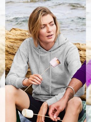 Fruit Of The Loom Classic Open End 280 Regular Fit Hood Ladies - Image 1