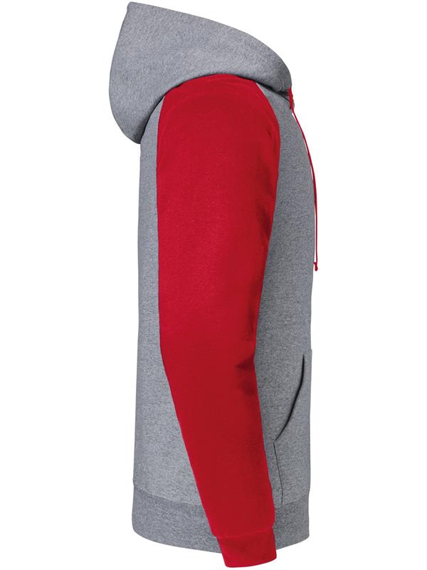 Jerzees Nublend Open End 275 Regular Fit Colour Block Raglan Hood Adult