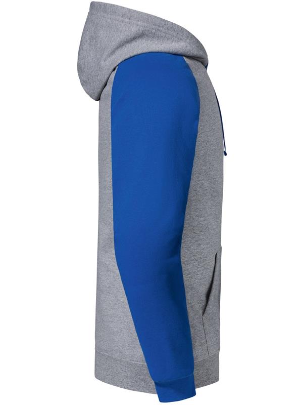 Jerzees Nublend Open End 275 Regular Fit Colour Block Raglan Hood Adult