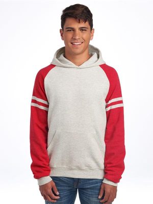 Jerzees Nublend Open End 275 Regular Fit Varsity Raglan Hood Adult - Image 33
