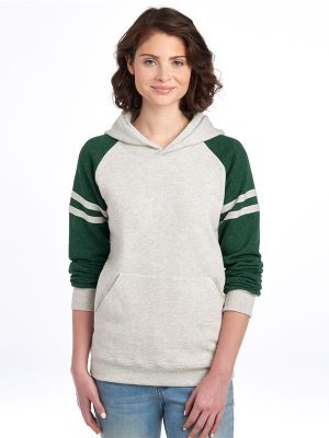Jerzees Nublend Open End 275 Regular Fit Varsity Raglan Hood Adult - Image 5