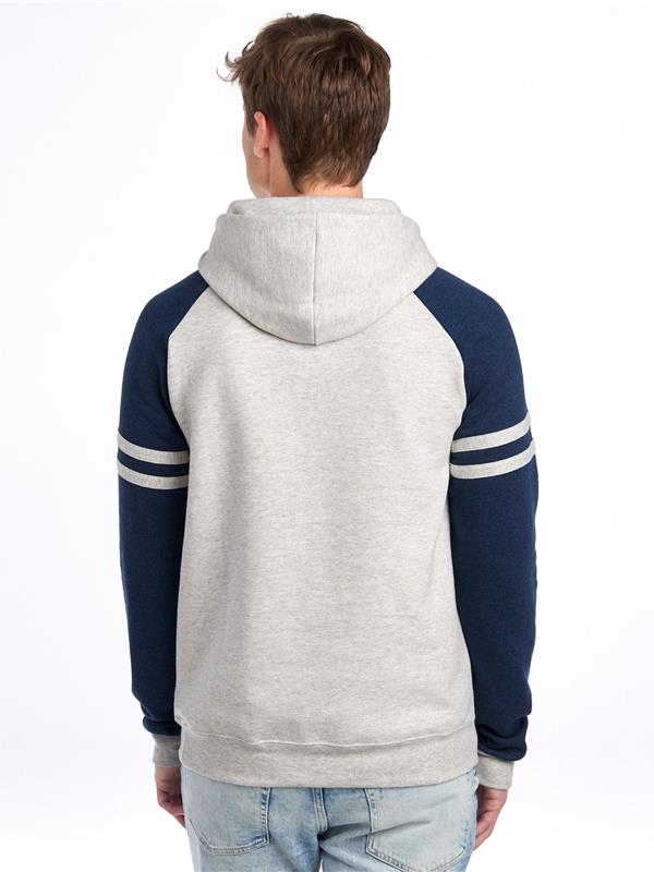 Jerzees Nublend Open End 275 Regular Fit Varsity Raglan Hood Adult