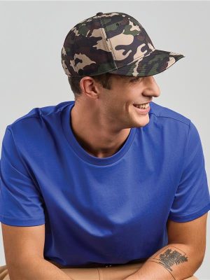 Atlantis Beat S 6 Panel Structured Mid Profile Mid Visor Recycled Cap Adult - Image 52