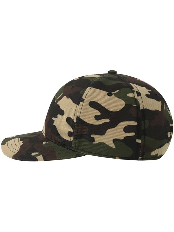 Atlantis Beat S 6 Panel Structured Mid Profile Mid Visor Recycled Cap Adult