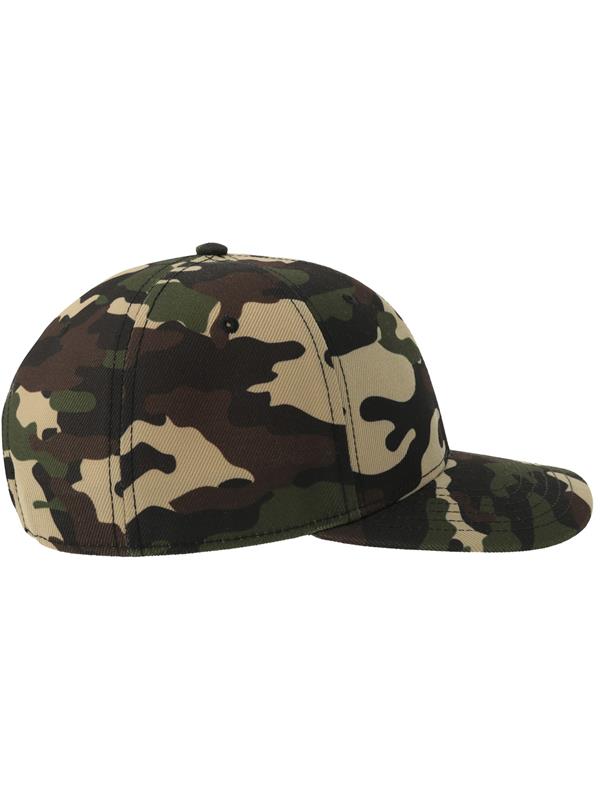 Atlantis Beat S 6 Panel Structured Mid Profile Mid Visor Recycled Cap Adult