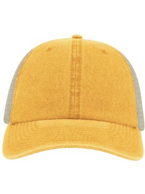 Atlantis Case Pigment Dyed 6 Panel Trucker Cap Adult - Image 28