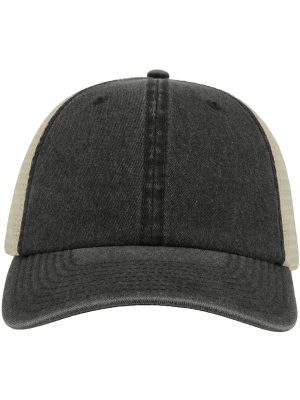 Atlantis Case Pigment Dyed 6 Panel Trucker Cap Adult - Image 20